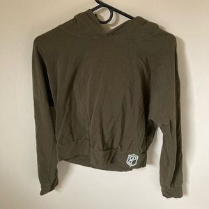 Born primitive cropped thin sweatshirt.